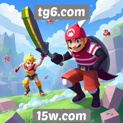 Principais jogos em destaque no site tg6.com